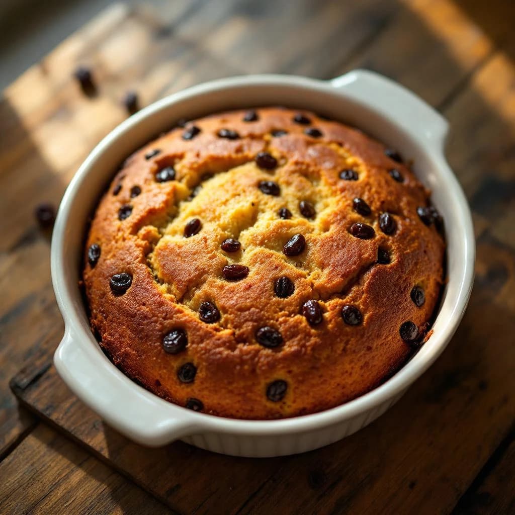 Gâteau aux raisins bouilli