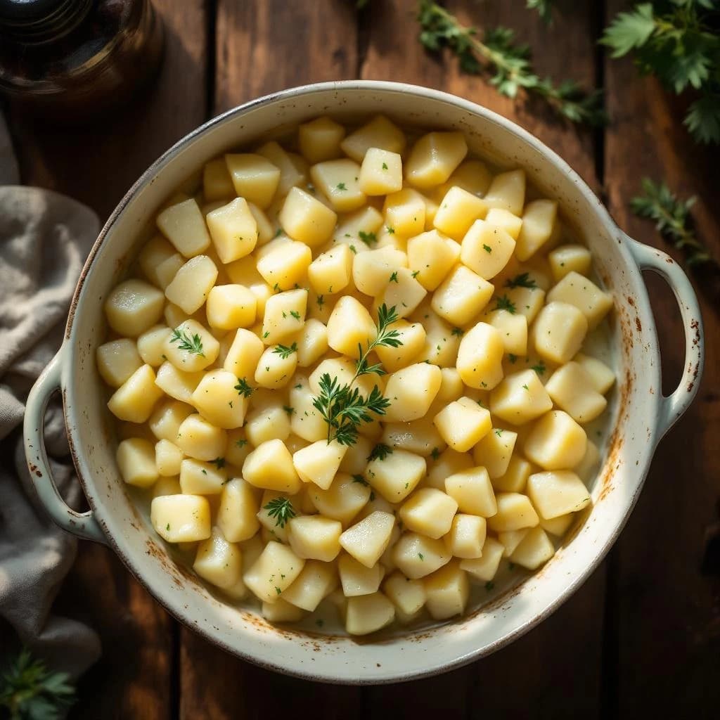 Patates à la crème
